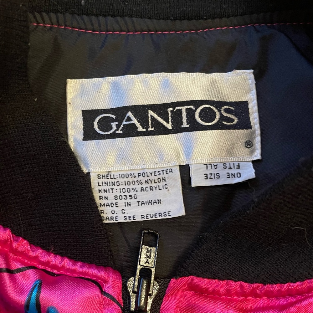 Gantos faux silk Bomber jacket.